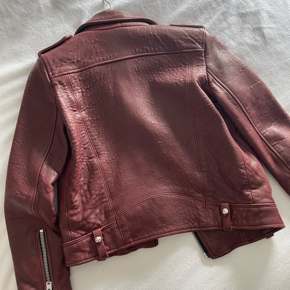 IRO Ashville lamb leather jacket XS - Picture 3 of 3